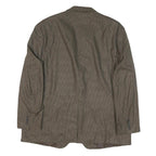 LAUREN RALPH LAUREN Mens Brown Wool Blend Blazer Jacket L Checked Stylish