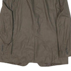 LAUREN RALPH LAUREN Mens Brown Wool Blend Blazer Jacket L Checked Stylish