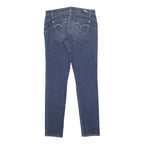 LEVI'S Womens Slim Blue Denim Jeans W31 L34 Stretch Cotton Blend Zip Fastening