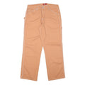 DICKIES Womens Cotton Blend Beige Regular Straight Trousers W33 L30 Workwear