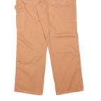 DICKIES Womens Cotton Blend Beige Regular Straight Trousers W33 L30 Workwear