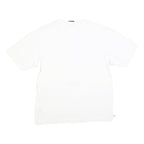 NARKOTIC Mens White Graphic T-Shirt L Short Sleeve Crew Neck Cotton Blend