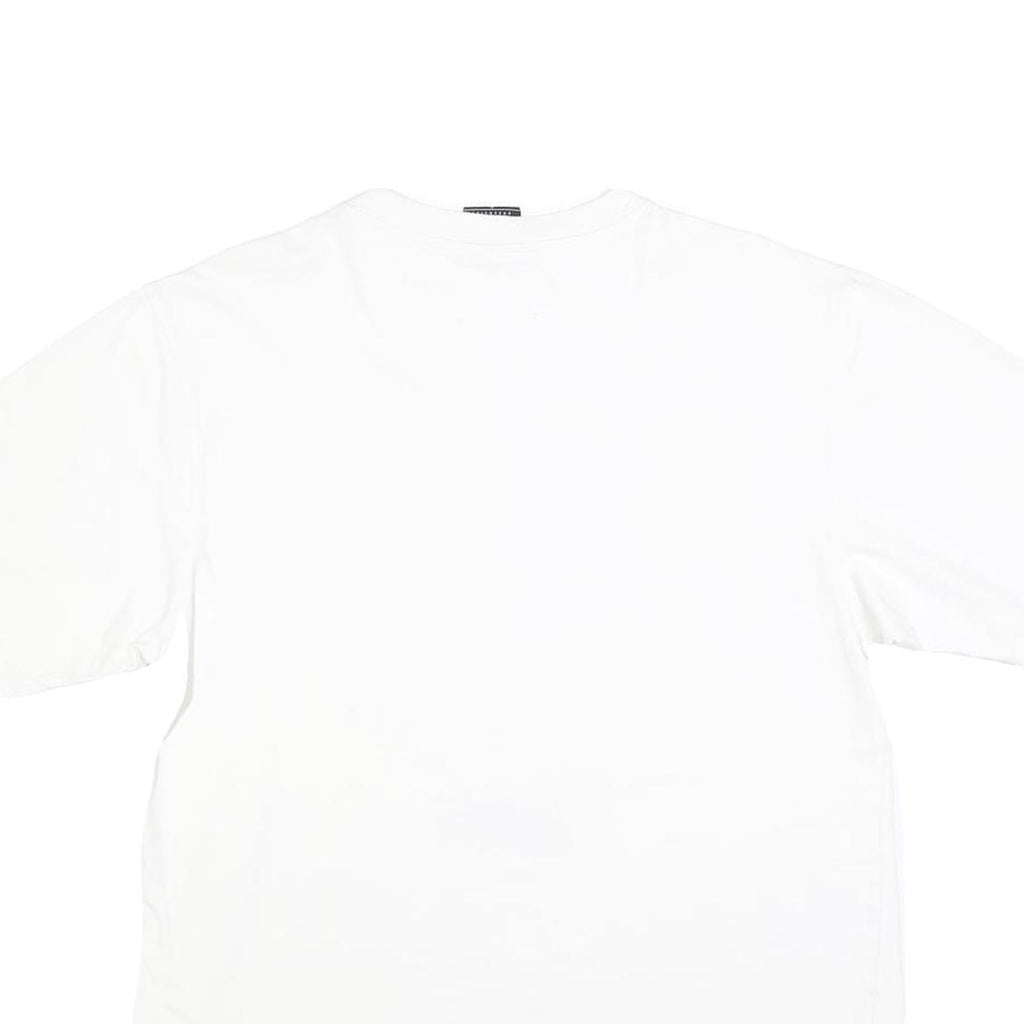 NARKOTIC Mens White Graphic T-Shirt L Short Sleeve Crew Neck Cotton Blend