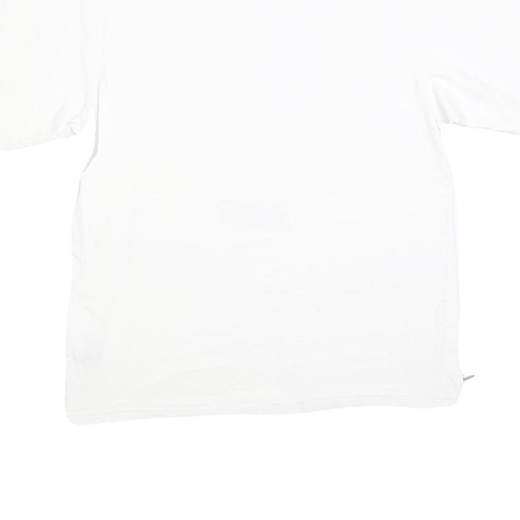NARKOTIC Mens White Graphic T-Shirt L Short Sleeve Crew Neck Cotton Blend
