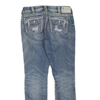 SILVER Womens Jeans Blue Regular Slim Denim Medium W32 L32 Distressed Fit
