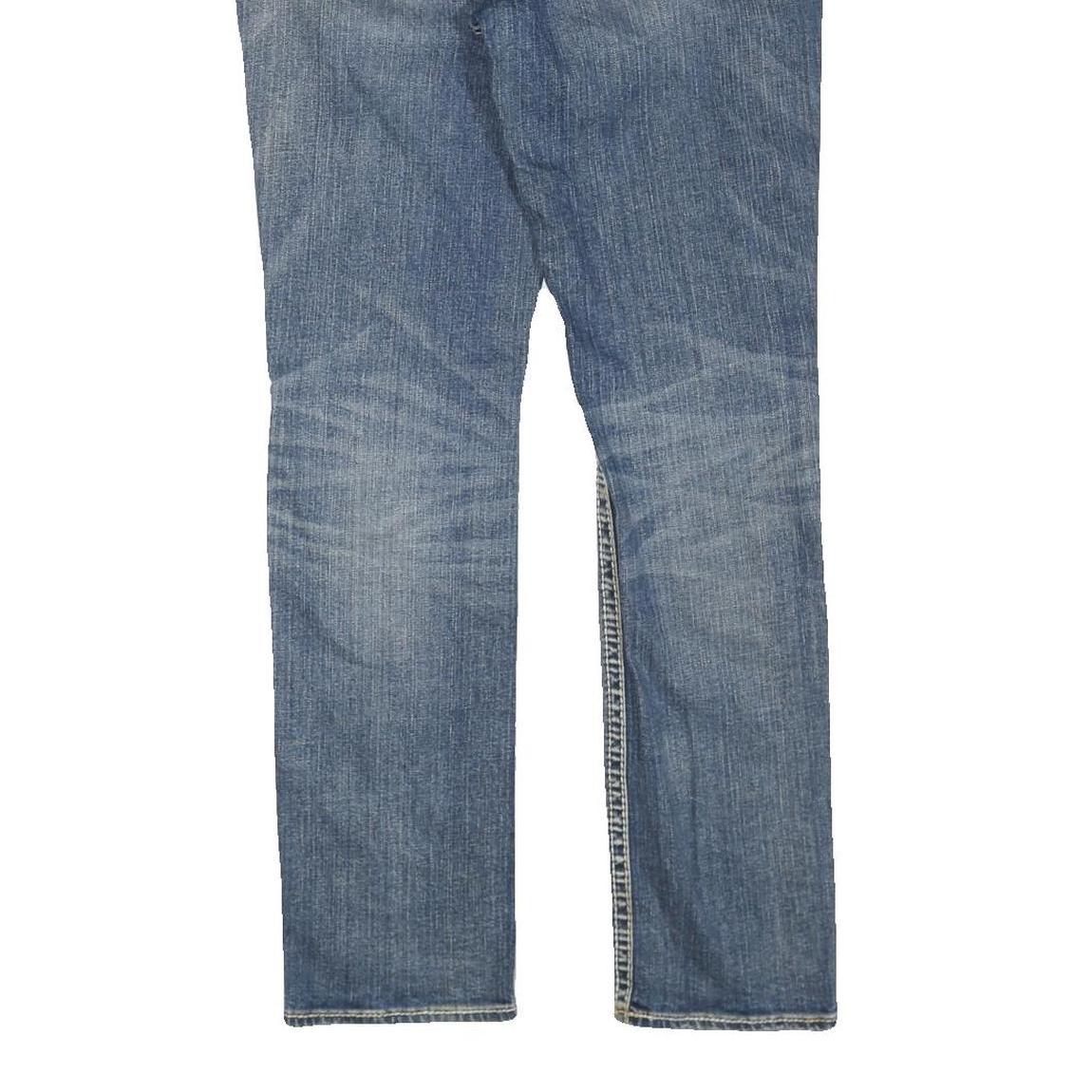 SILVER Womens Jeans Blue Regular Slim Denim Medium W32 L32 Distressed Fit