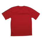 ADIDAS Mens Red Crew Neck Short Sleeve T-Shirt L Athletic Sportswear Casual