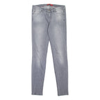 HUGO BOSS Womens Jeans Grey Slim Skinny Stone Wash W28 L30