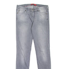 HUGO BOSS Womens Jeans Grey Slim Skinny Stone Wash W28 L30