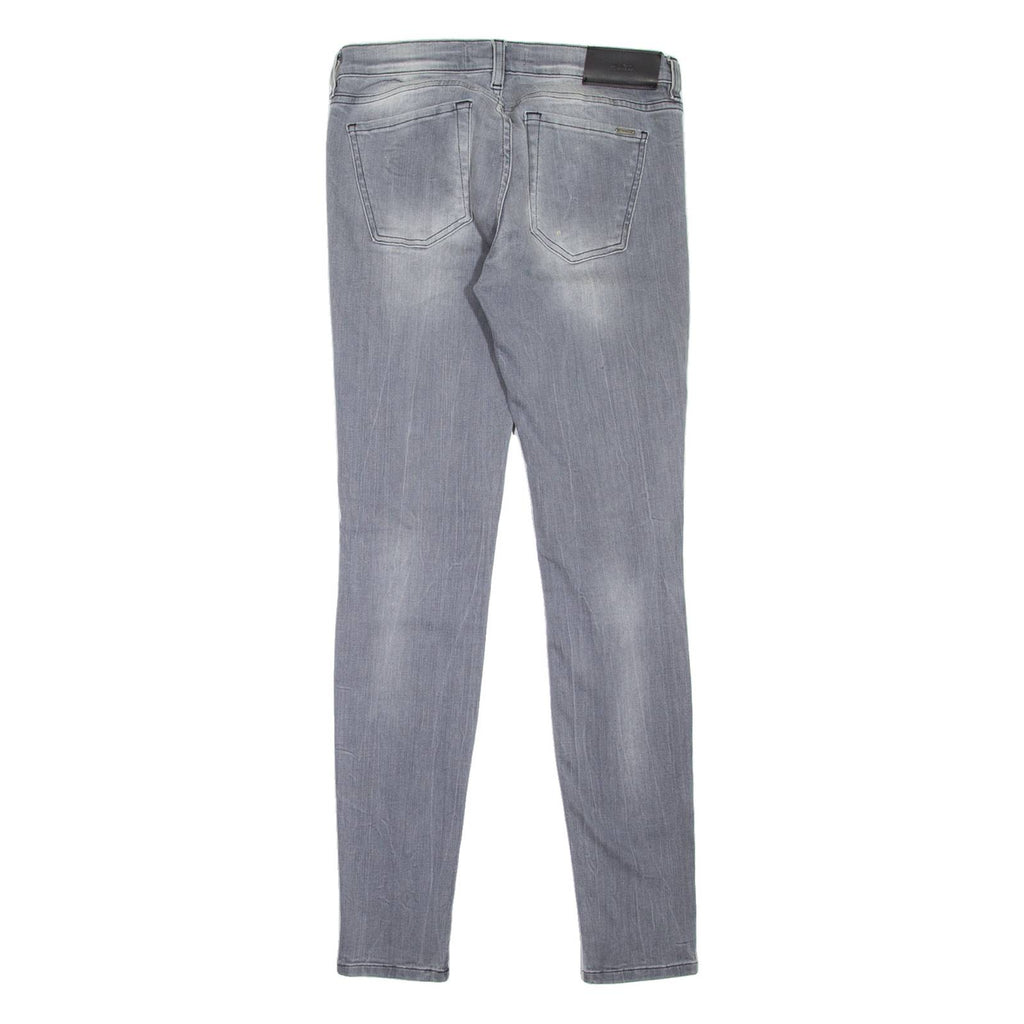 HUGO BOSS Womens Jeans Grey Slim Skinny Stone Wash W28 L30