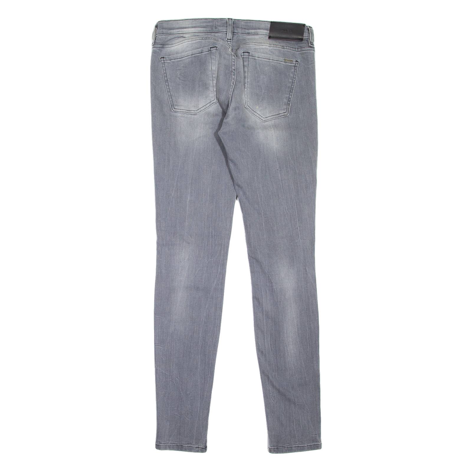 HUGO BOSS Womens Jeans Grey Slim Skinny Stone Wash W28 L30