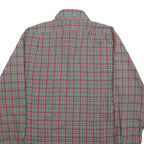 LEVI'S Mens Red & Green Check Shirt S Classic Cotton Blend Long Sleeve Button