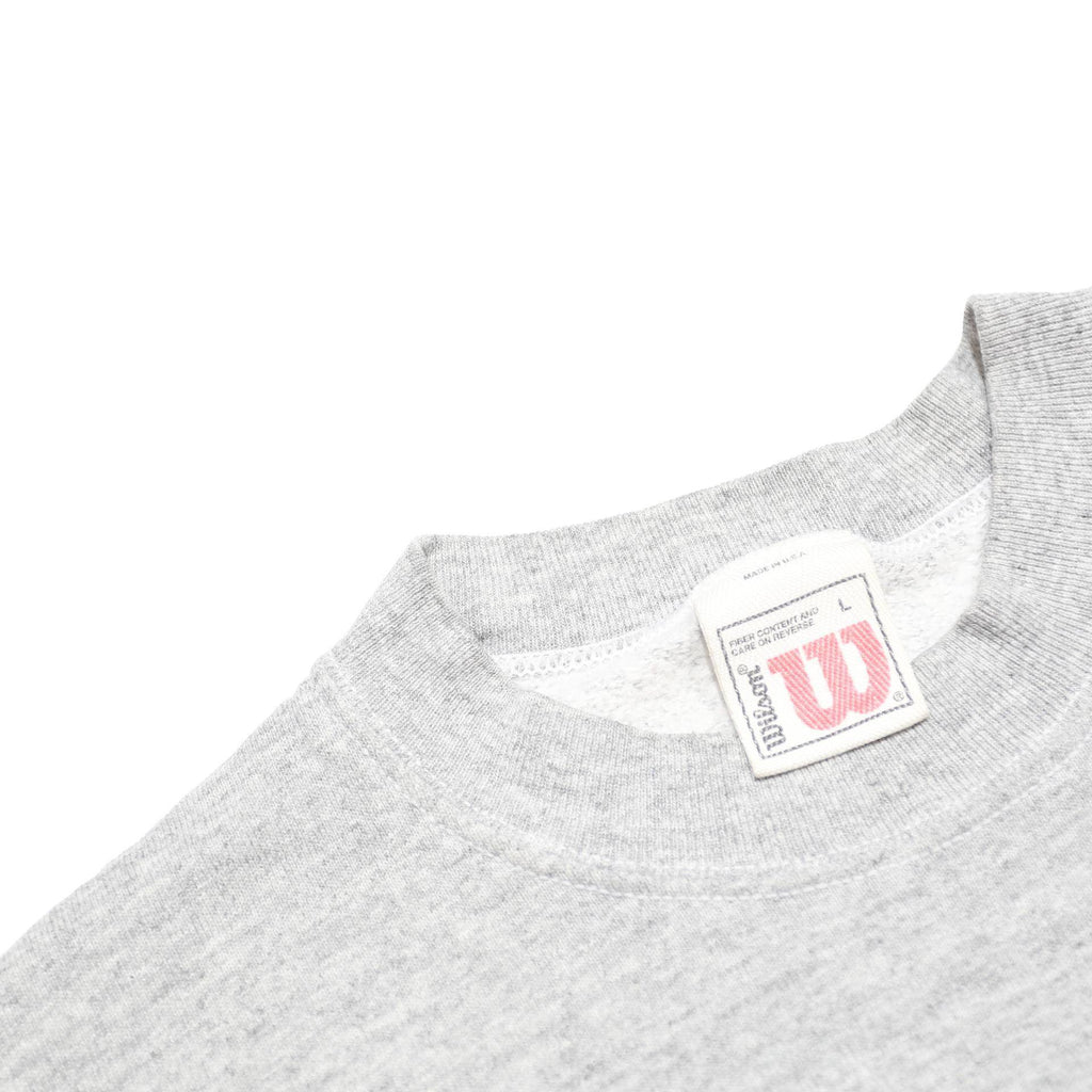 WILSON Womens Grey Sweatshirt Crew Neck L Cotton Blend Casual Pullover