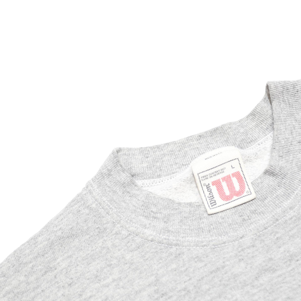 WILSON Womens Grey Sweatshirt Crew Neck L Cotton Blend Casual Pullover