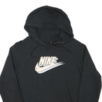 NIKE Mens Black Pullover Hoodie S Cotton Blend Sportswear Casual