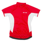 Cycling Mens Jersey Red 1/2 Zip S