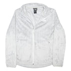 THE NORTH FACE Womens White Jacket L Polyester Blend Zip Fleece Outdoor Casual