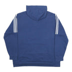 ADIDAS Mens Blue Pullover Hoodie 2XL Cotton Blend Sports Casual Sweatshirt