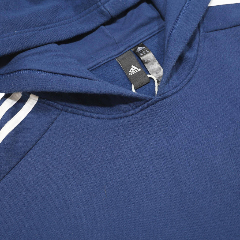 ADIDAS Mens Blue Pullover Hoodie 2XL Cotton Blend Sports Casual Sweatshirt
