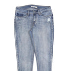 LEVI'S 535 Womens Jeans Blue Slim Skinny Denim Light W27 L26 Zip Casual Wear