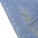 CARHARTT Blanket Lined Mens Relaxed Blue Denim Jeans W30 L32 Workwear Zip Up