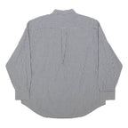 NAUTICA Mens Blue & White Check Shirt XL Button-Down Collar Cotton Casual