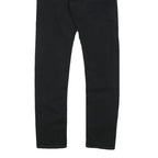 LEVI'S 510 Mens Jeans Black Slim Skinny Denim Raw W28 L29 Slim Fit Zip Closure