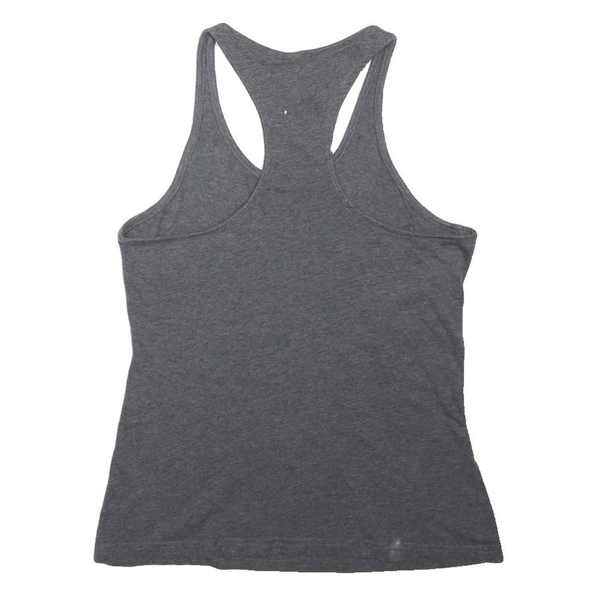 ADIDAS Womens Grey Vest Sleeveless Scoop Neck Logo XS Cotton Blend Tracksuit Top