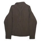 PATAGONIA Womens Brown Jacket S Polyester Plain Zip Outdoor Zip Up