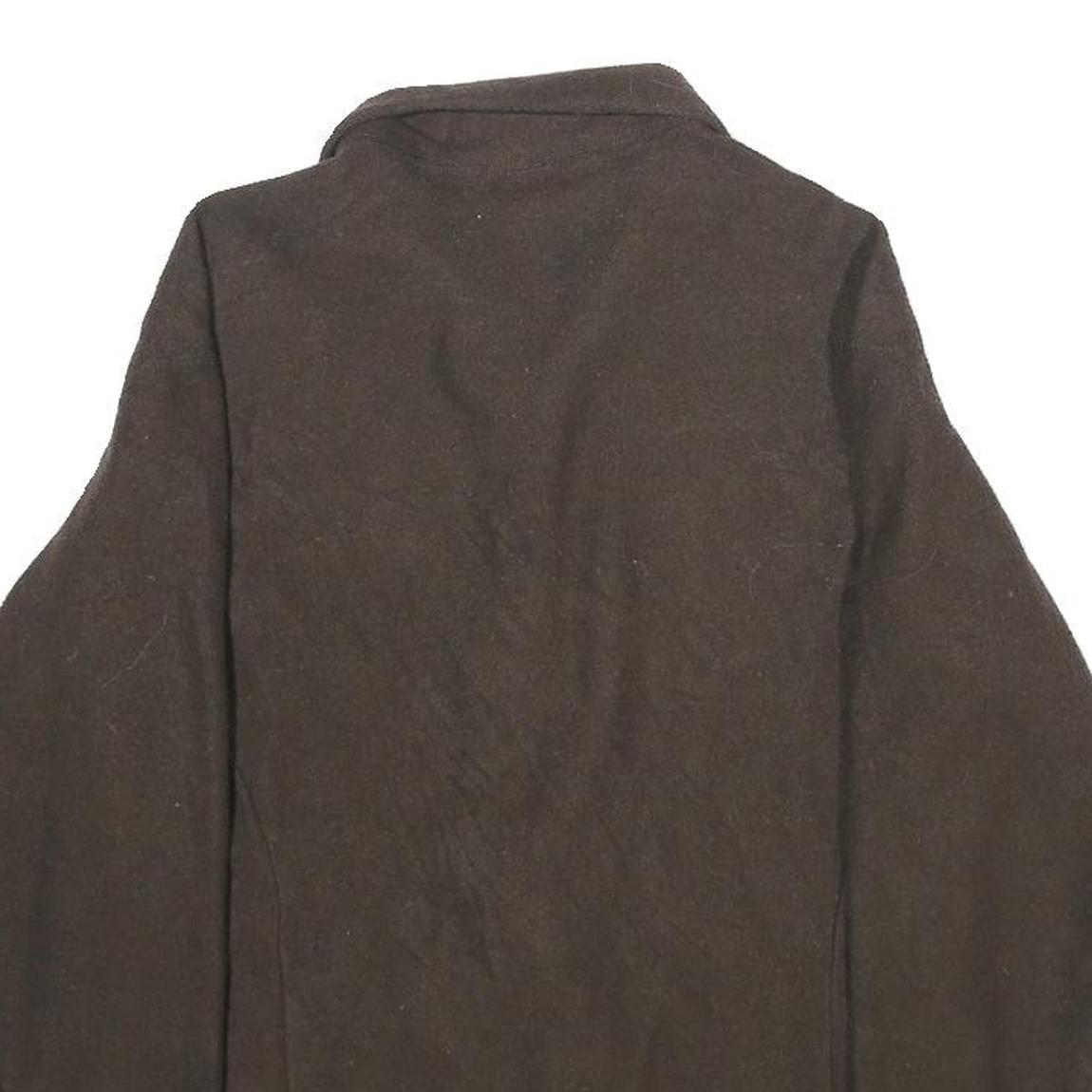 PATAGONIA Womens Brown Jacket S Polyester Plain Zip Outdoor Zip Up