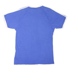 ADIDAS ORIGINALS Mens Blue & White Graphic T-Shirt M Short Sleeve Crew Neck