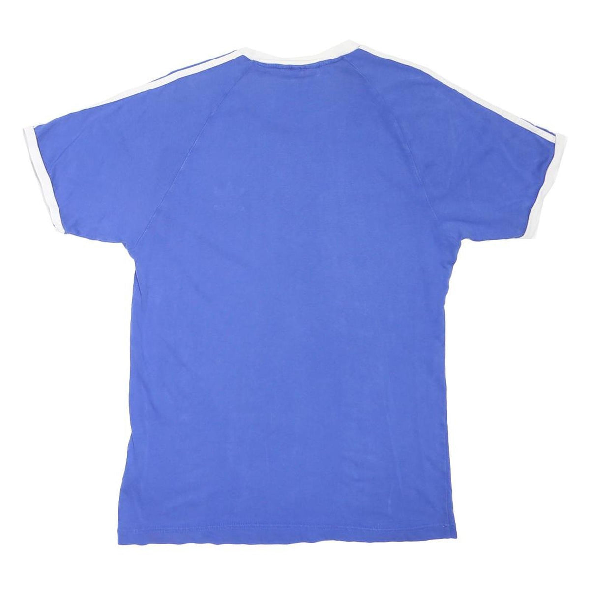 ADIDAS ORIGINALS Mens Blue & White Graphic T-Shirt M Short Sleeve Crew Neck