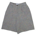 NORTON MCNAUGHTON Womens Casual Shorts White Relaxed Houndstooth XS W25