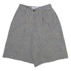 NORTON MCNAUGHTON Womens Casual Shorts White Relaxed Houndstooth XS W25