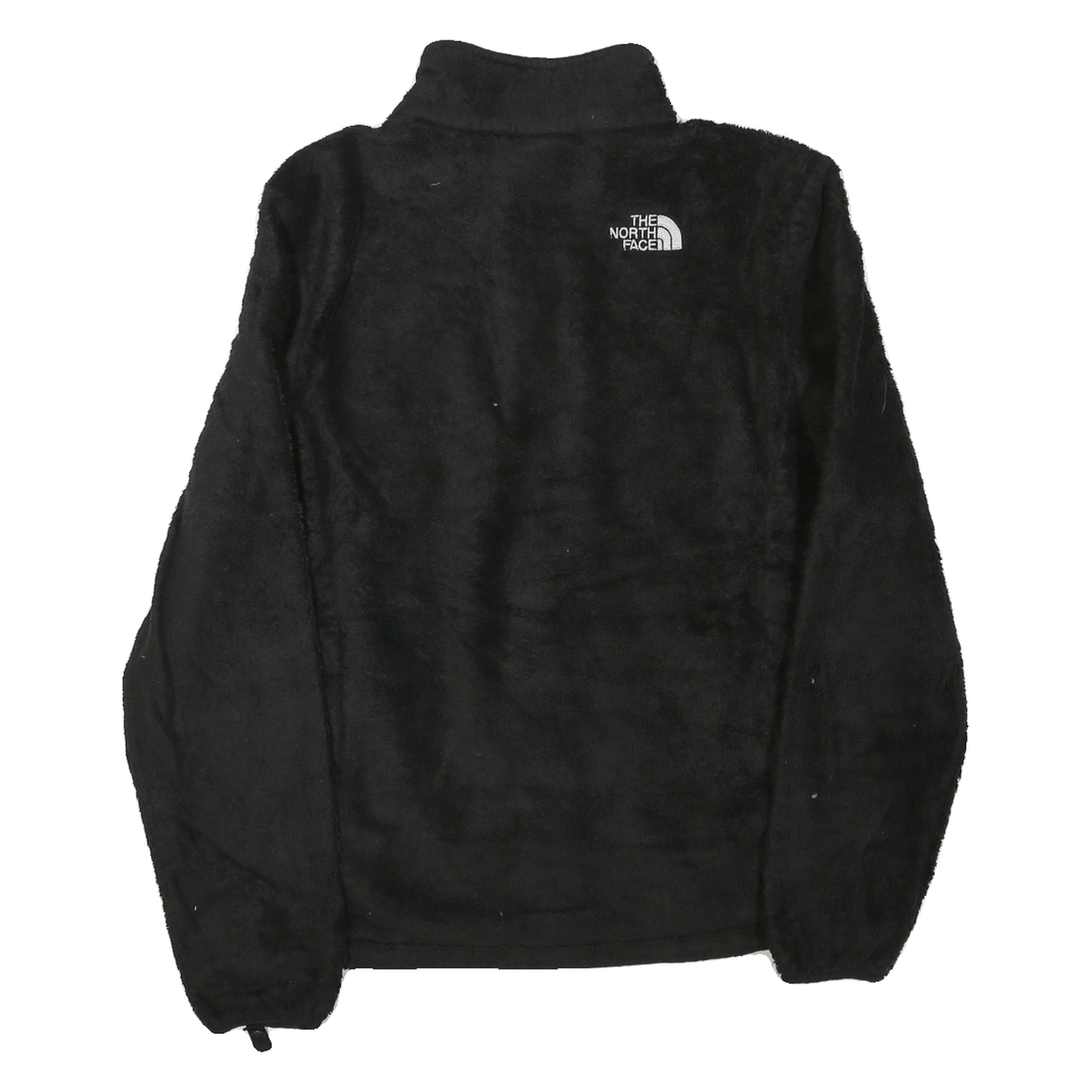 THE NORTH FACE Womens Black Classic Jacket M Polyester Blend Fleece Zip Casual