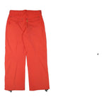 SCOTT Lined Mens Relaxed Red Polyester Blend Zip Trousers W35 L32 Outdoor