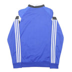 ADIDAS Boys Blue White Black Track Jacket XL Polyester Zip Sportswear