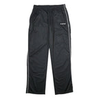 LOTTO Mens Joggers Black & White M W28 L32 Polyester Sports Casual Track Pants