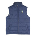 SLAZENGER Mens Blue Sleeveless Puffer Jacket L Polyester Blend Quilted Zip