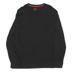 ARMANI EXCHANGE Mens Black Graphic Long Sleeve Crew Neck T-Shirt XL
