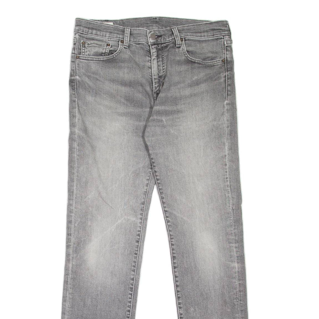 LEVI'S 511 BIG E Jeans Mens Grey Slim Straight Stone Wash W33 L34