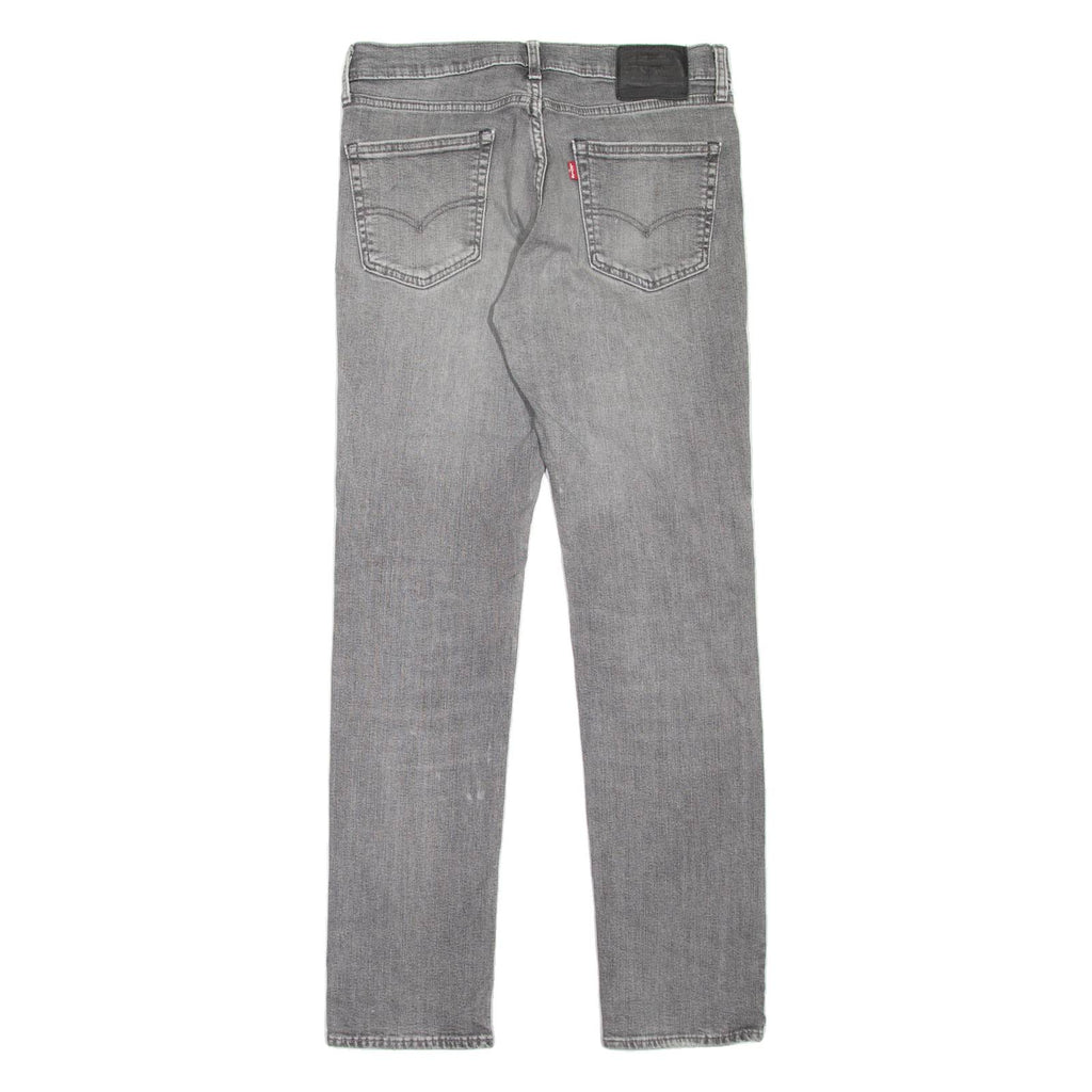 LEVI'S 511 BIG E Jeans Mens Grey Slim Straight Stone Wash W33 L34