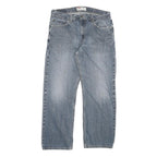 LEVI'S 505 Mens Jeans Blue Regular Straight Denim Medium W34 L30 Classic Zip