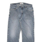 LEVI'S 505 Mens Jeans Blue Regular Straight Denim Medium W34 L30 Classic Zip