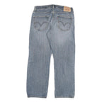 LEVI'S 505 Mens Jeans Blue Regular Straight Denim Medium W34 L30 Classic Zip