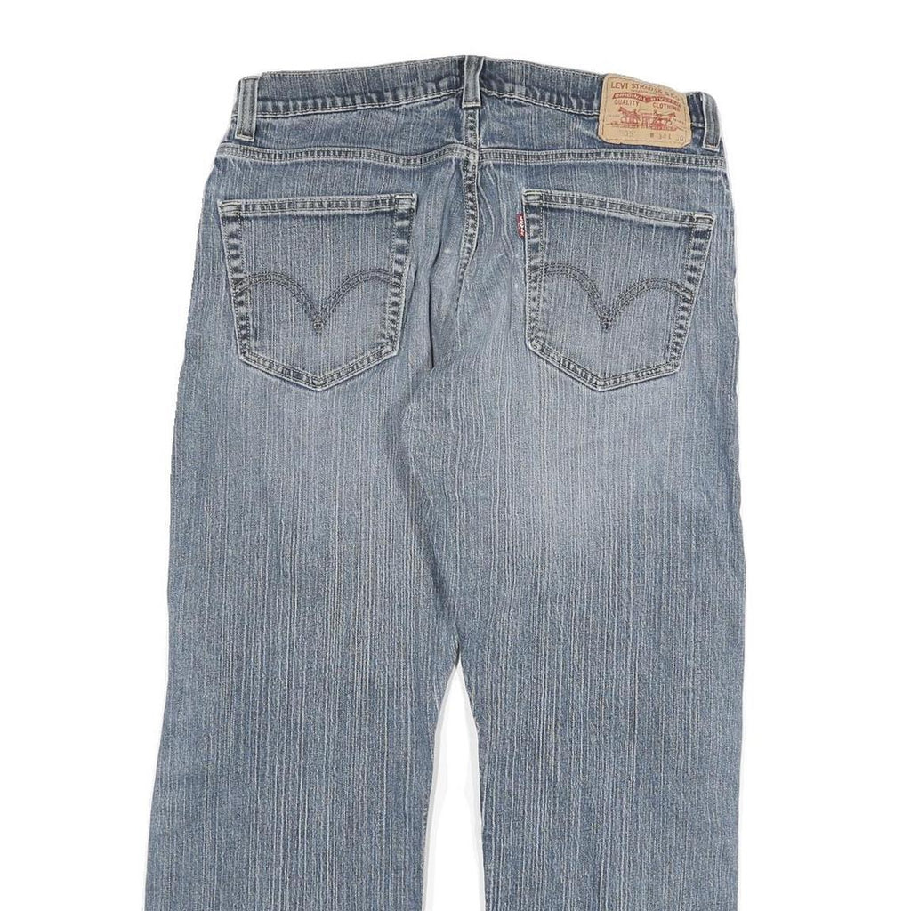 LEVI'S 505 Mens Jeans Blue Regular Straight Denim Medium W34 L30 Classic Zip