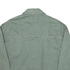 ZARA Womens Green Cotton Blend Button Jacket XS Casual Classic Style