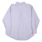 TOMMY HILFIGER Mens Purple Button-Down Oxford Shirt XL Classic Cotton Blend Long