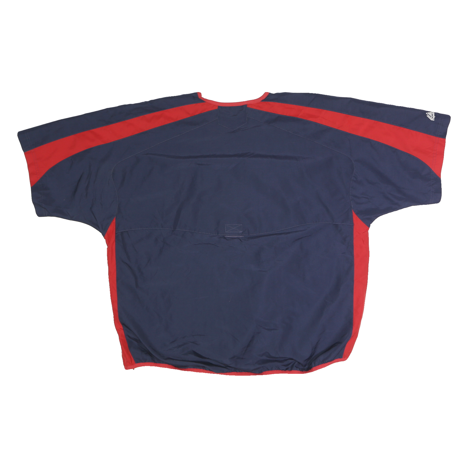 MAJESTIC Mens Navy & Red Baseball V-Neck XL Pullover Sweatshirt Sports