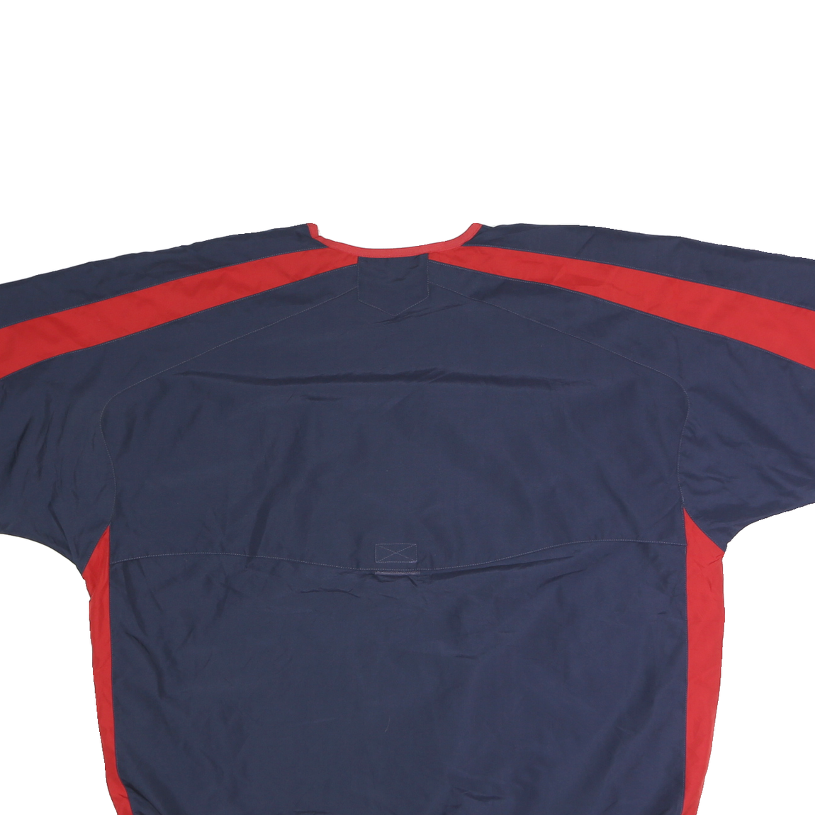 MAJESTIC Mens Navy & Red Baseball V-Neck XL Pullover Sweatshirt Sports